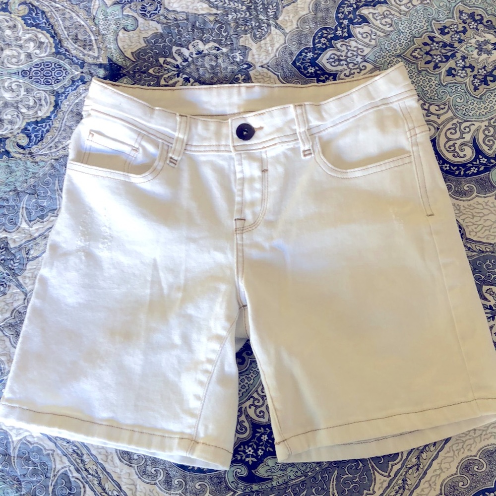 NWOT White Denim Shorts